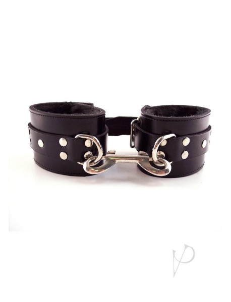 Rouge Fur Wrist Cuffs Black Rouge Fur Wrist Cuffs Black
