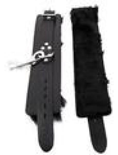 Rouge Fur Wrist Cuffs Black Rouge Fur Wrist Cuffs Black