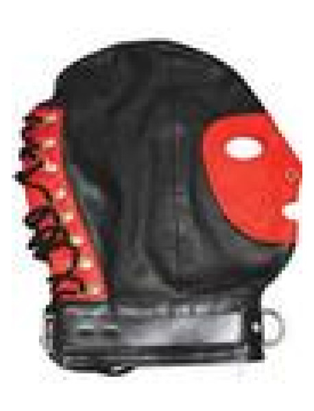 Rouge Mask W/d Ring and Lock Strap Blk/red Rouge Mask W/d Ring and Lock Strap Blk/red