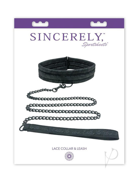 Sincerely Lace Collar And Leash