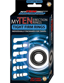 My Ten Erection Rings Tight Firm Rings