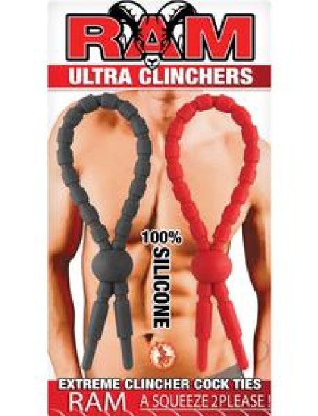 Ram Ultra Clinchers 2pk Red/black