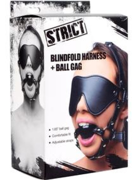 Strict Eye Mask Harness W/ball Gag