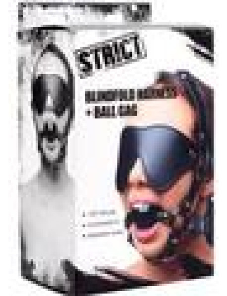 Strict Eye Mask Harness W/ball Gag