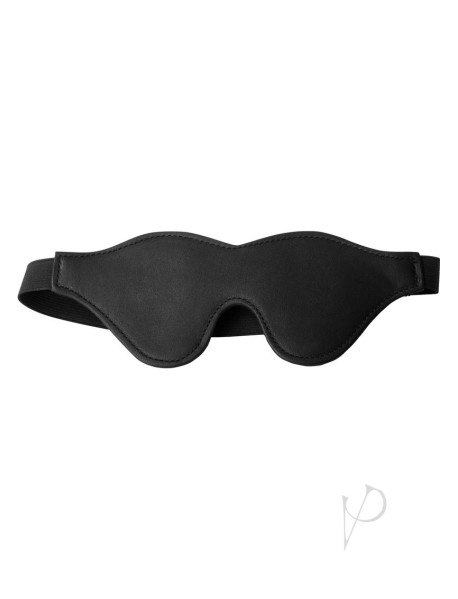 Strict Black Fleece Lined Blindfold Strict Black Fleece Lined Blindfold