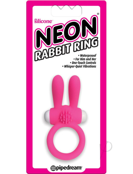 Neon Rabbit Ring Pink