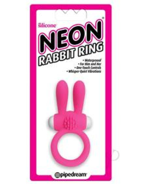 Neon Rabbit Ring Pink