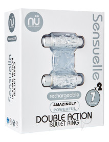 Sensuelle Dbl Action 7 Func Cring Clr