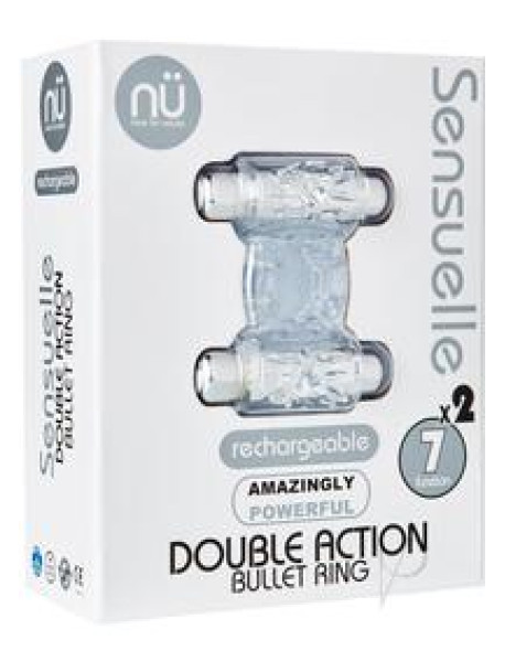 Sensuelle Dbl Action 7 Func Cring Clr