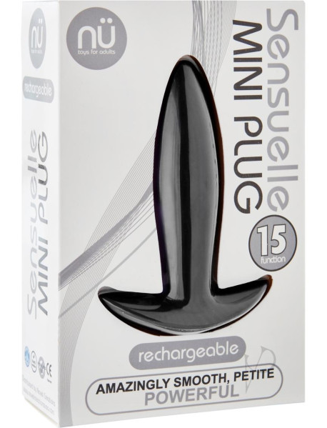 Sensuelle Mini Plug Black