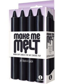 Warm Drip Candles Jet Black
