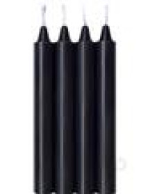 Warm Drip Candles Jet Black