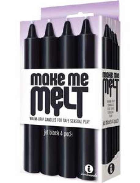 Warm Drip Candles Jet Black