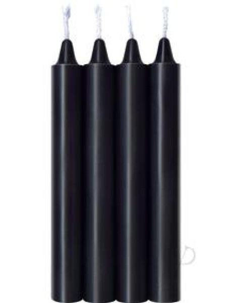 Warm Drip Candles Jet Black