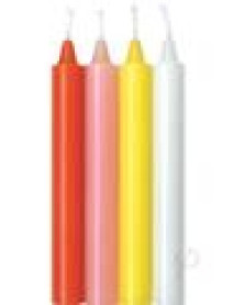 Warm Drip Candles Pastel 4pk