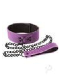 Lust Bondage Collar Purple (disc)