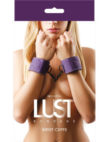 Lust Bondage Wrist Cuff Purple