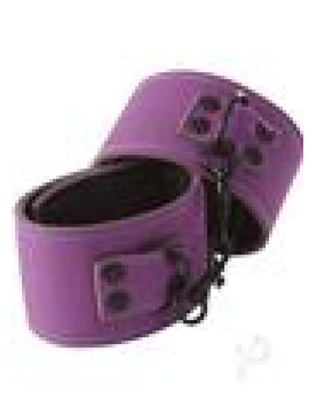 Lust Bondage Wrist Cuff Purple
