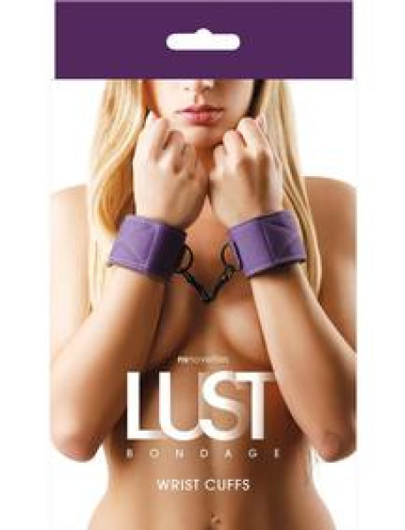 Lust Bondage Wrist Cuff Purple