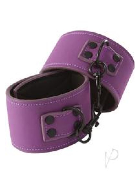 Lust Bondage Wrist Cuff Purple