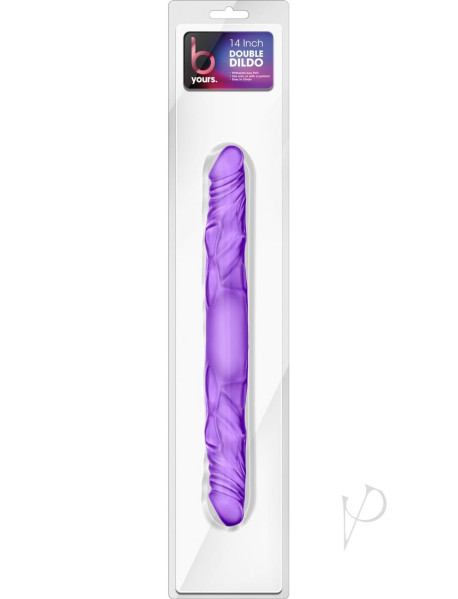 B Yours Double Dildo Purple 14