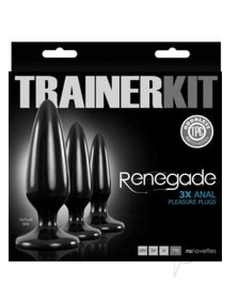 Renegade Pleasure Plug 3pc Trainer Kit