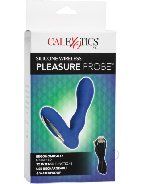 Silicone Wireless Pleasure Probe Blue
