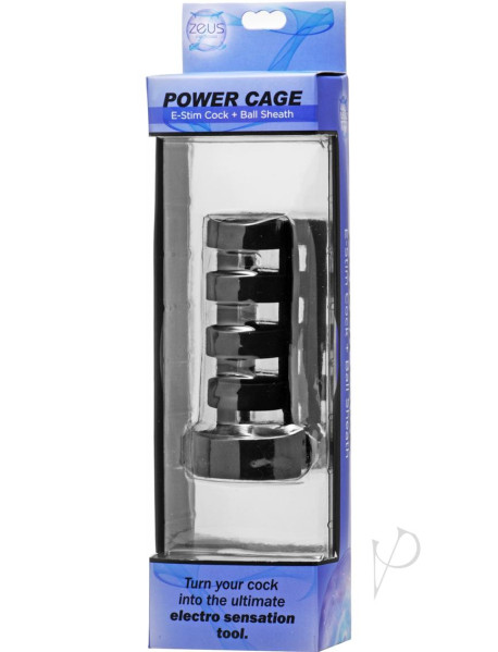 Power Cage E-stim Cock And Ball Sheath