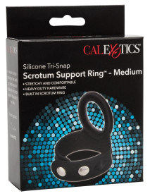 Silicone Tri Snap Scrotum Support Ring M