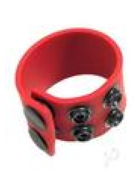 Boneyard Silicone Ball Strap Red