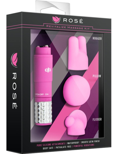 Rose Revitalize Massage Kit Pink