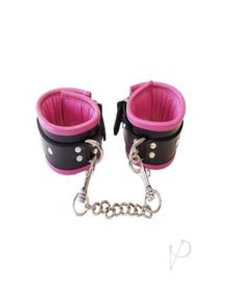 Rouge Padded Ankle Cuff Black/pink