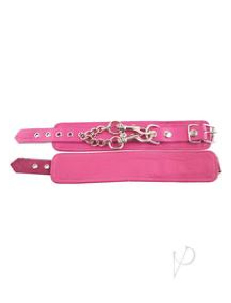Rouge Plain Wrist Cuffs Pink