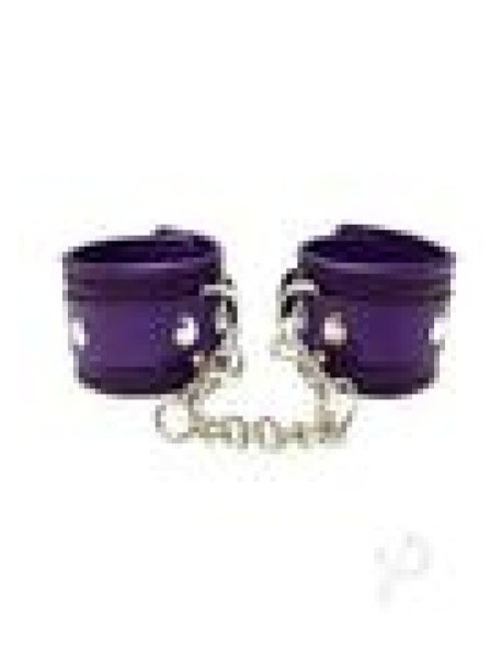Rouge Plain Wrist Cuffs Purple
