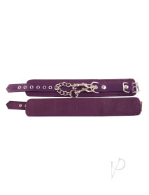 Rouge Plain Ankle Cuffs Purple