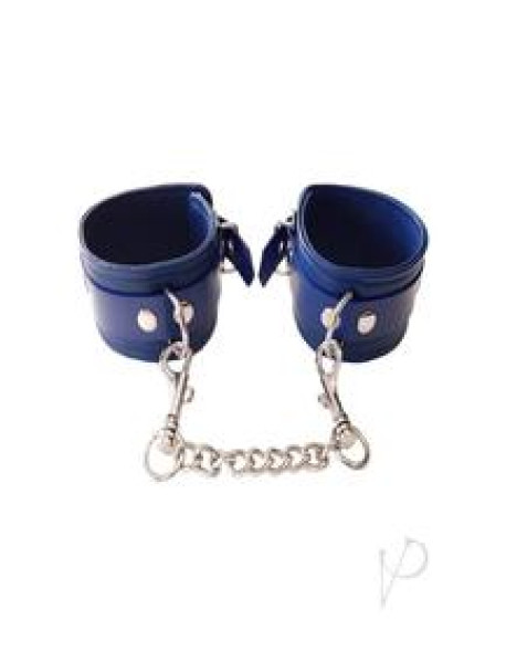 Rouge Plain Wrist Cuffs Blue
