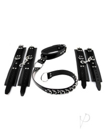 Rouge D Ring Hogtie Black 5pc Set