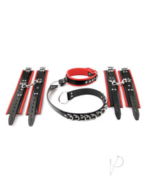 Rouge D Ring Hogtie Black/red