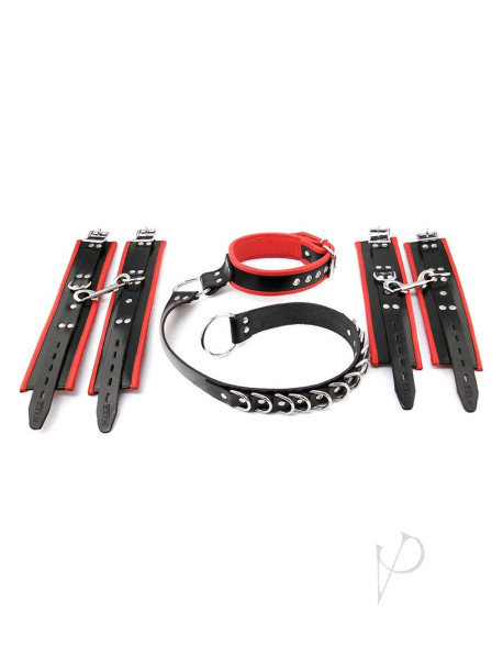 Rouge D Ring Hogtie Black/red