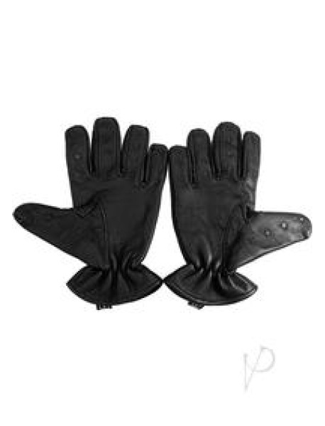 Rouge Vampire Gloves Black Xlarge