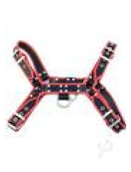 Rouge Oth Front Harness Lg Blk/rd(spec)