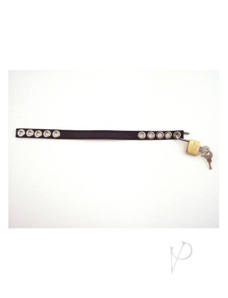 Rouge Paddlockable Cockstrap Black Rouge Paddlockable Cockstrap Black