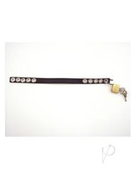 Rouge Paddlockable Cockstrap Black Rouge Paddlockable Cockstrap Black