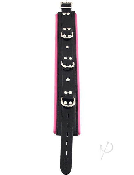 Rouge 3ring Padded Collar Blk/pnk