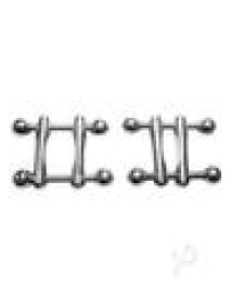 Rouge Ball End Nipple Clamps Steel