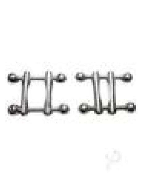 Rouge Ball End Nipple Clamps Steel