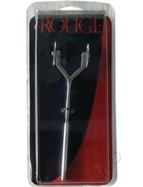 Rouge Two Prong Pinwheel Stainless Steel