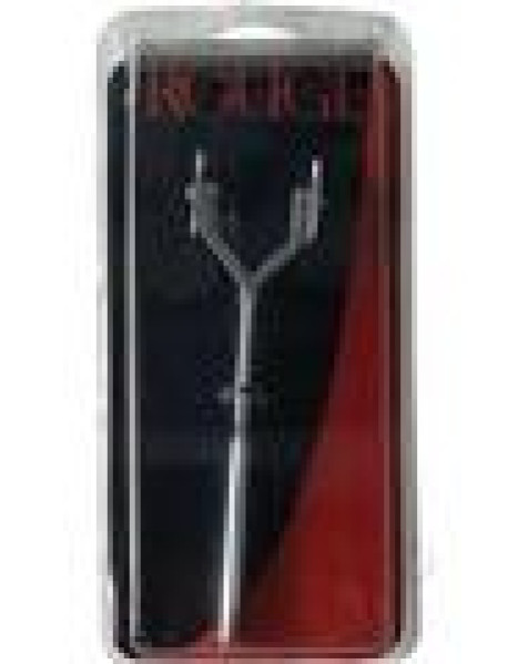 Rouge Two Prong Pinwheel Stainless Steel