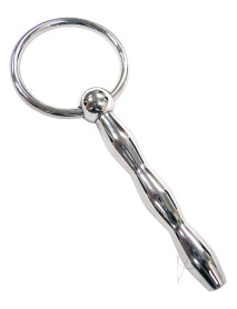 Rouge Ribbed Urethral Probe Steel