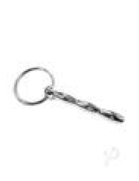Rouge Ribbed Urethral Probe Steel Rouge Ribbed Urethral Probe Steel